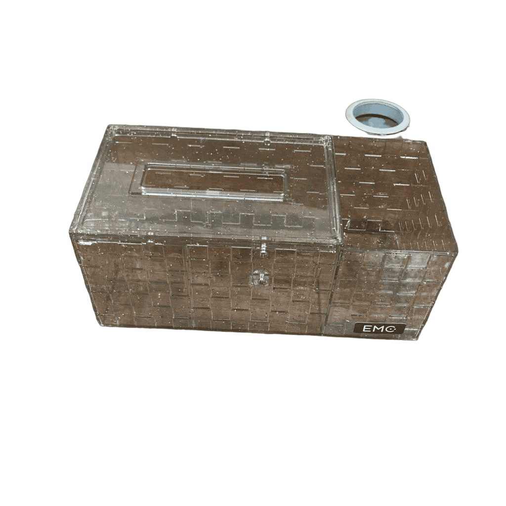 Acrylic Sparkling Tissue Holder, 2 Compartment Tissue Box, Transparent Handkerchief Box, Tissue Box with Storage, Spring Napkin Box Paper Case Acrylic Sparkling Tissue Holder, 2 Compartment Tissue Box, Transparent Handkerchief Box, Tissue Box with Storage, Spring Napkin Box Paper Case